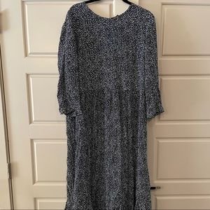 Navy polka dot Dress from express